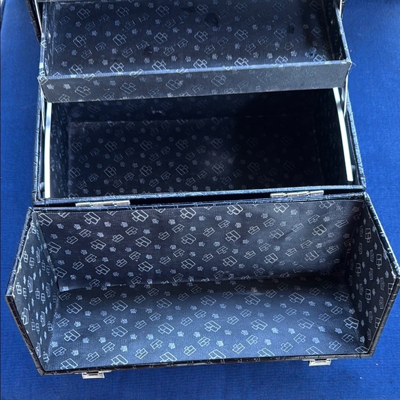 Caboodles Black Crocodile-Patterned Makeup Case - Picture 7 of 10